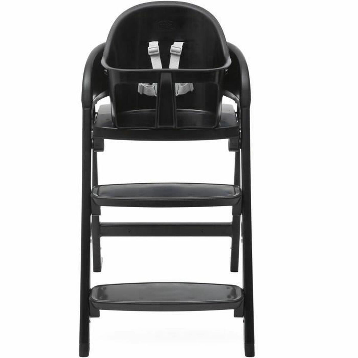 Cadeira Alta Chicco Crescendo Lite cairo coal Preto Aço inoxidável