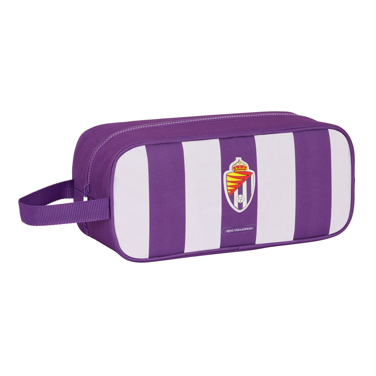 Bolsa para Sapatos de Viagem Real Valladolid C.F. Branco Roxo 34 x 15 x 14 cm