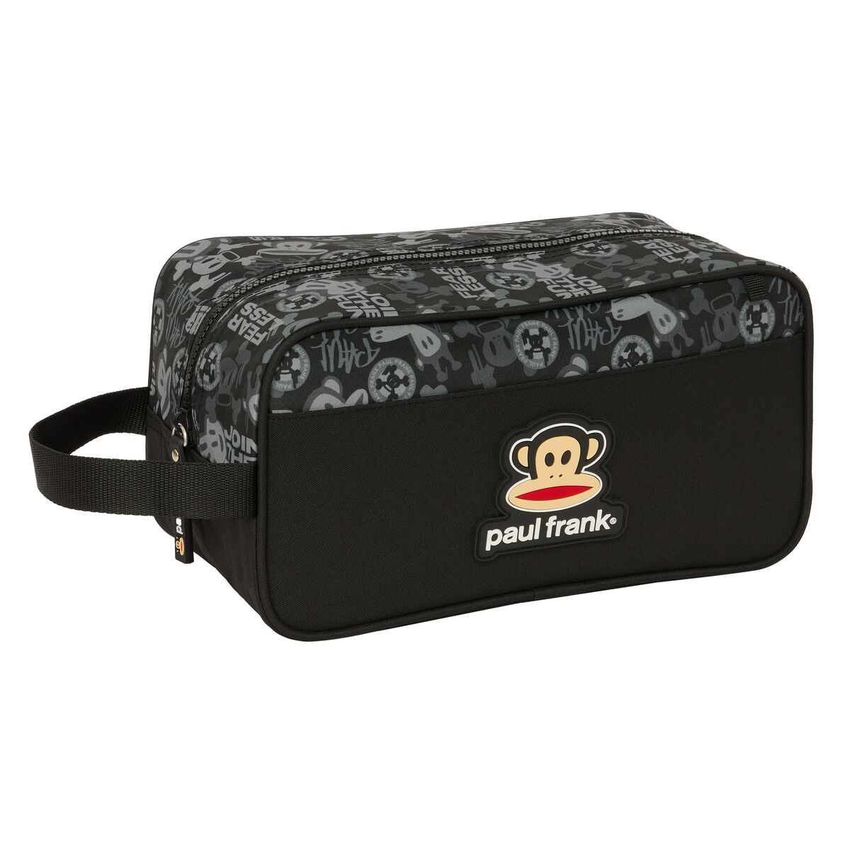 Bolsa para Sapatos de Viagem Paul Frank Join the fun Preto 29 x 15 x 14 cm