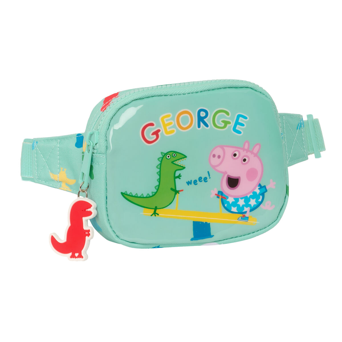 Bolsa de Cintura Peppa Pig George Menta 14 x 11 x 4 cm