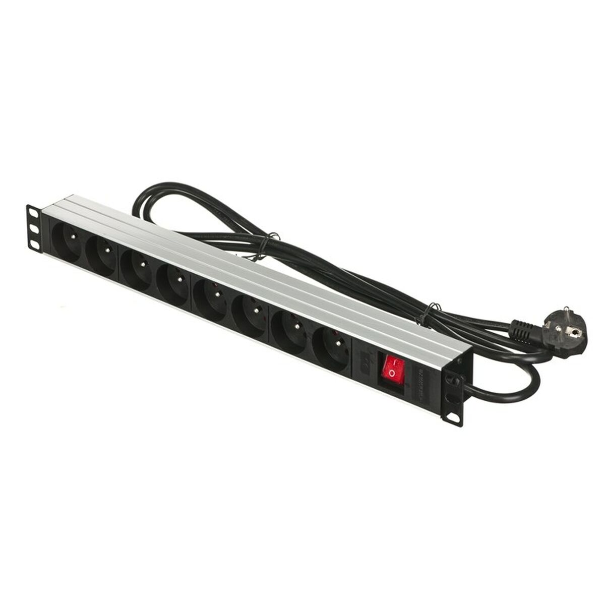 Extensor 19" 8 Tomas Schuko com interruptor Actina PZ081U (1,8 m)