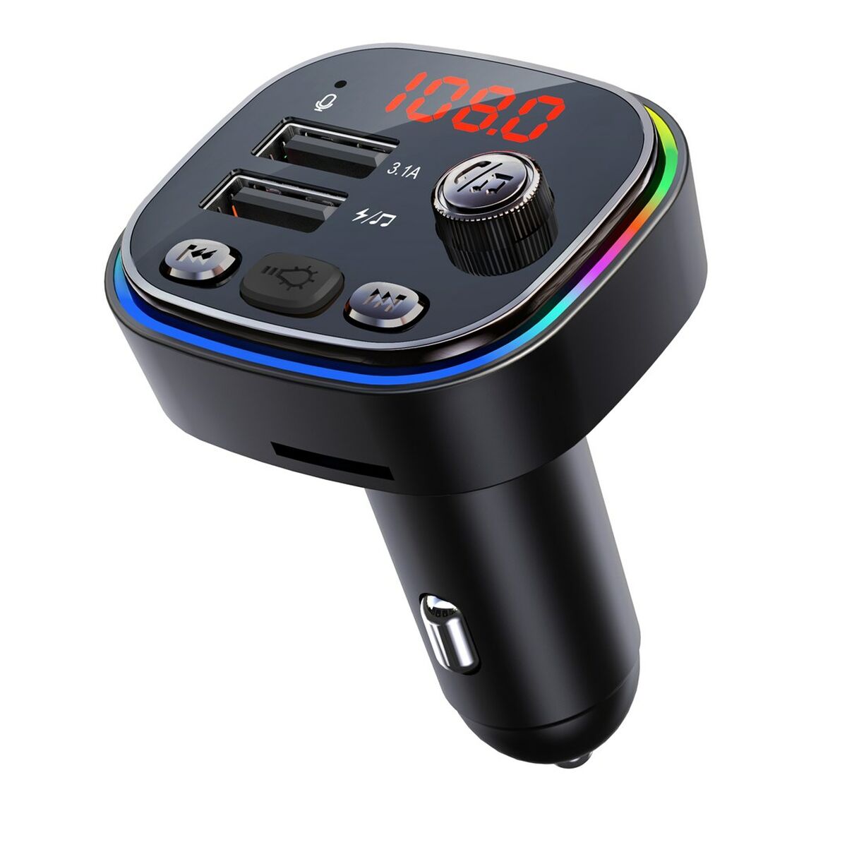 Reprodutor MP3 e Transmissor FM para Auto Vakoss TC-B439K