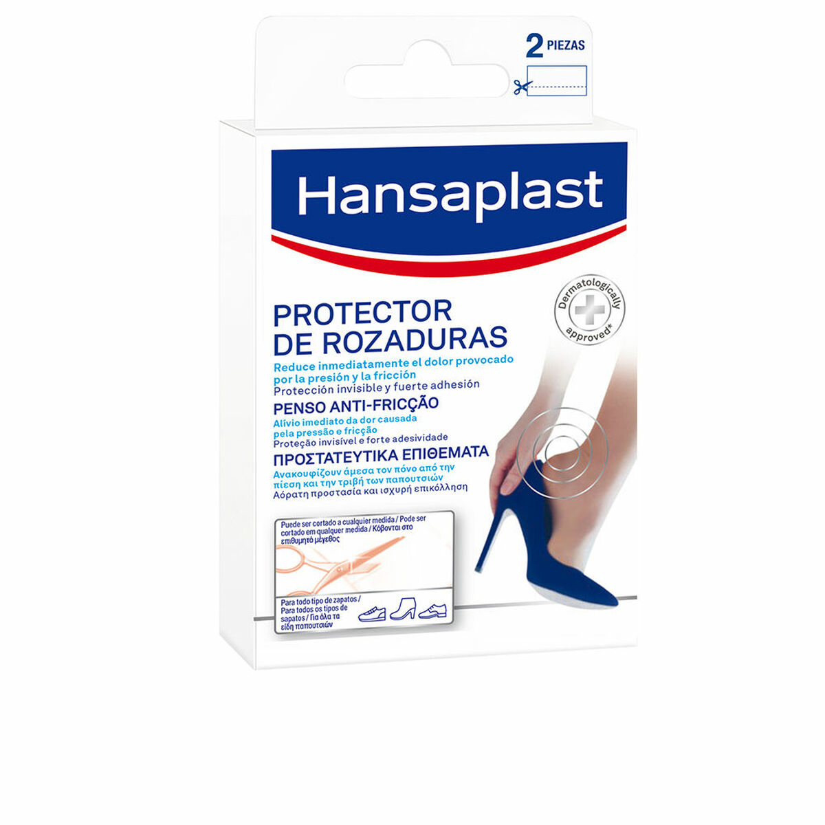 Almofada de Calcanhar Antifricção Hansaplast Hp Foot Expert