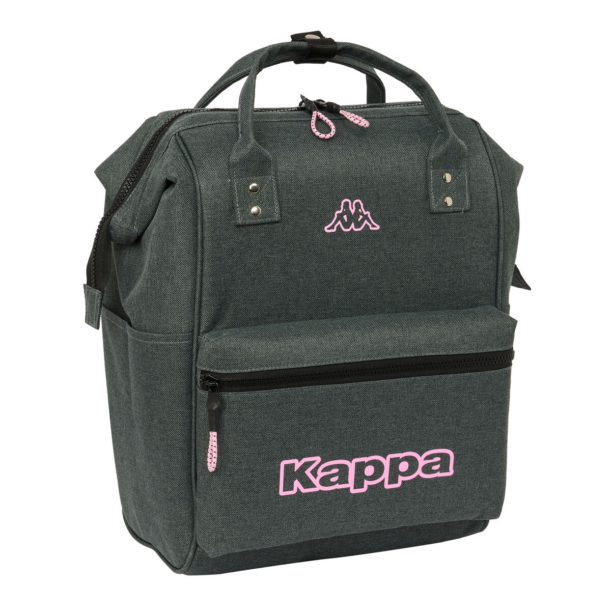 Mochila para notebook Kappa Silver Pink Cinzento 27 x 40 x 19 cm