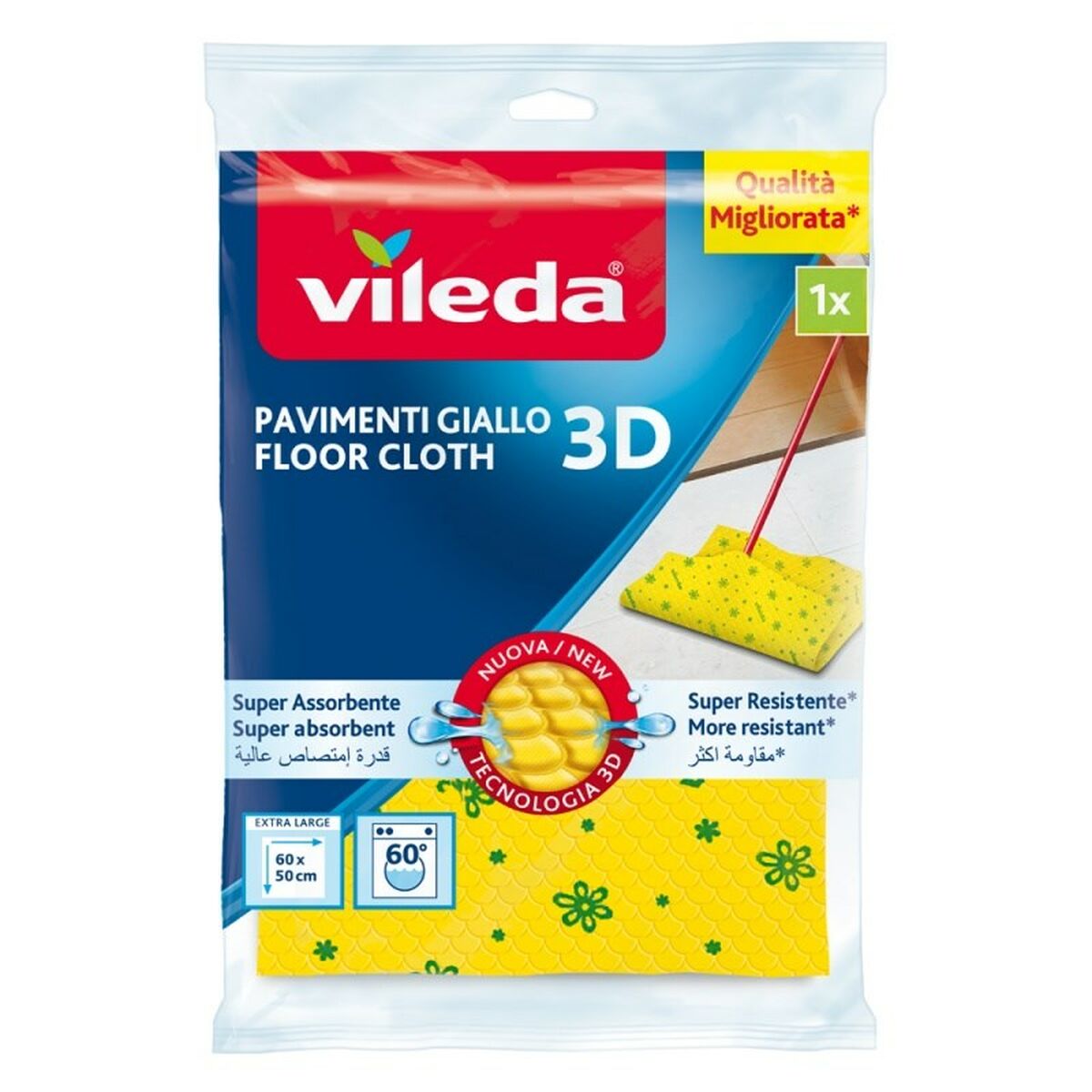 Panos de limpeza Vileda 167905 (1 Unidade)