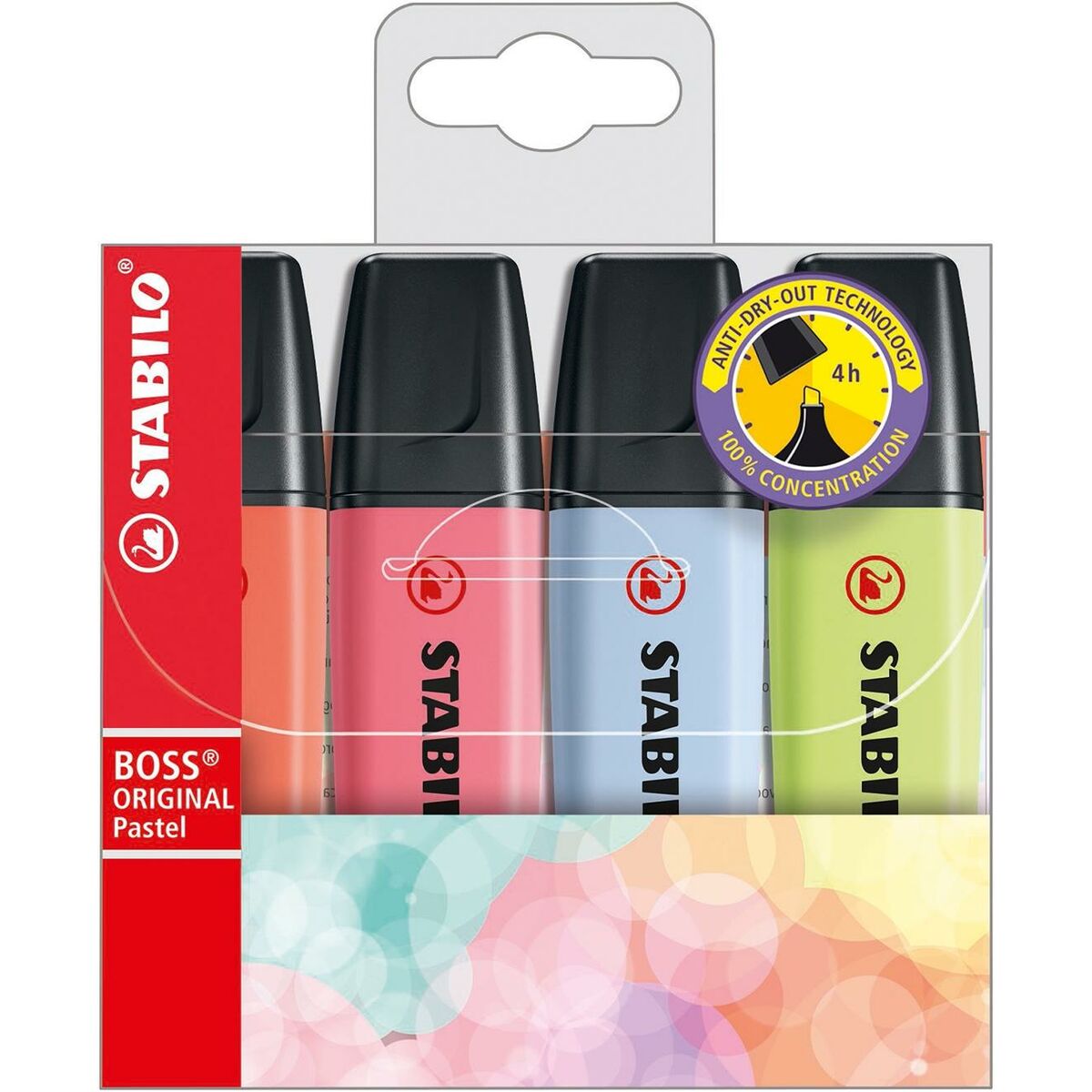 Conjunto de Marcadores Fluorescentes Stabilo 70/4-3 Multicolor (4 Unidades)