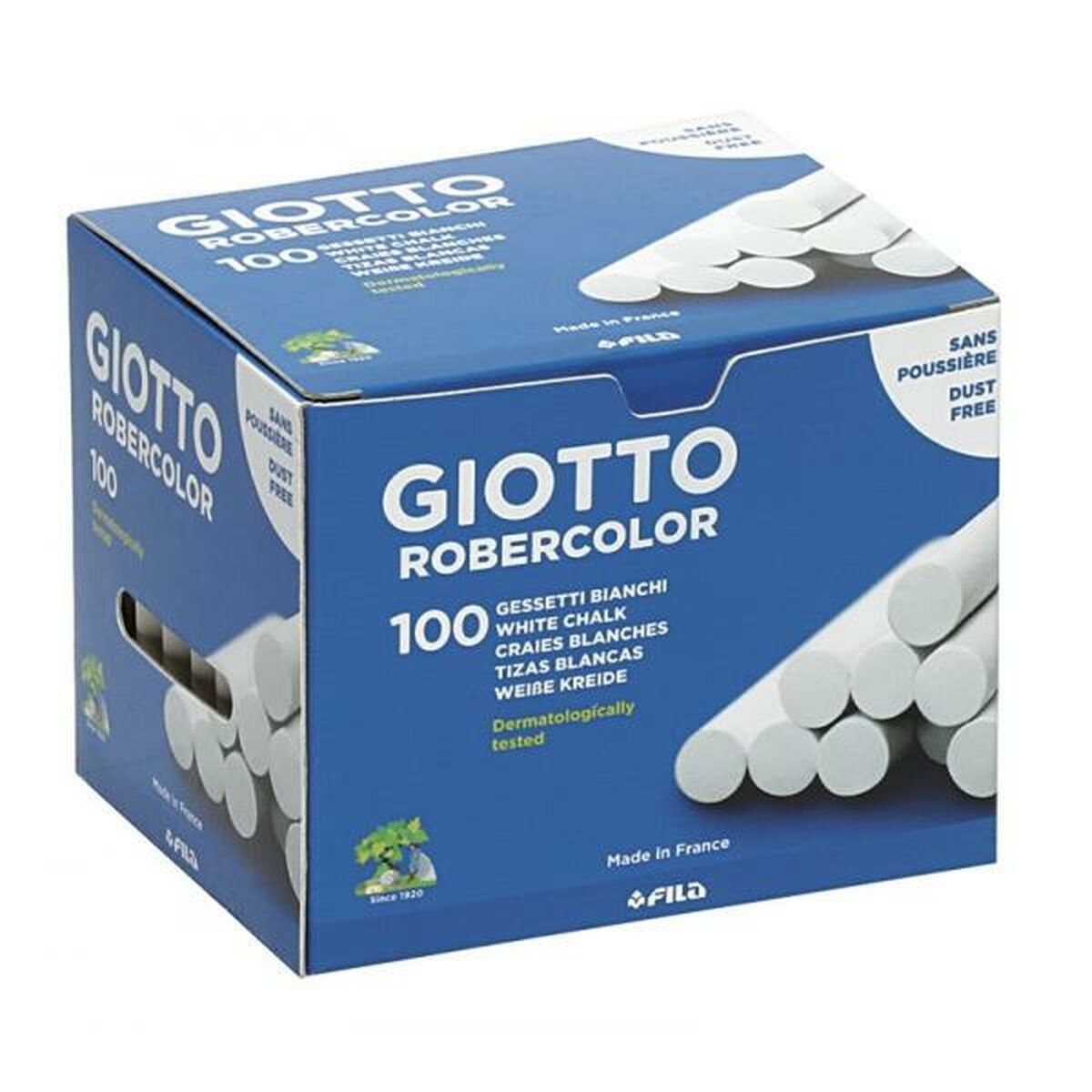 Jogo de Plasticina Giotto F538800 Branco