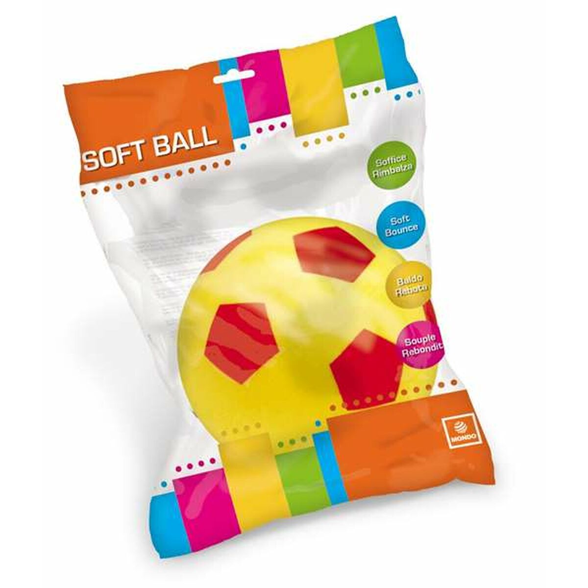 Bola Unice Toys Amarelo Vermelho Ø 14 cm PVC