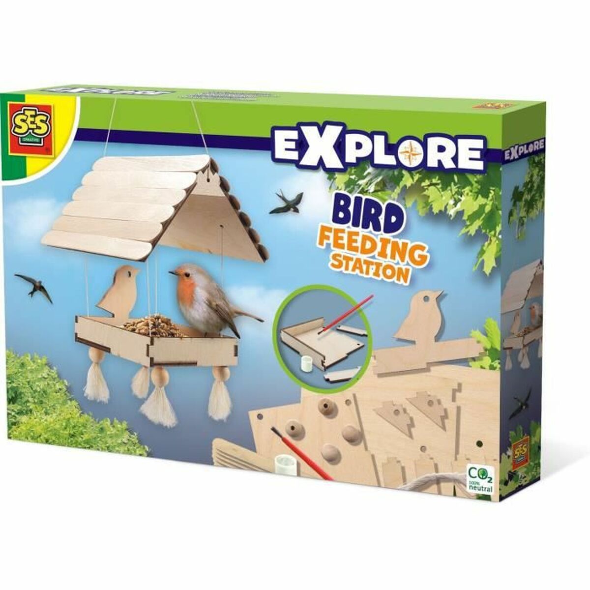 Jogo de Trabalhos Manuais SES Creative Bird feeder