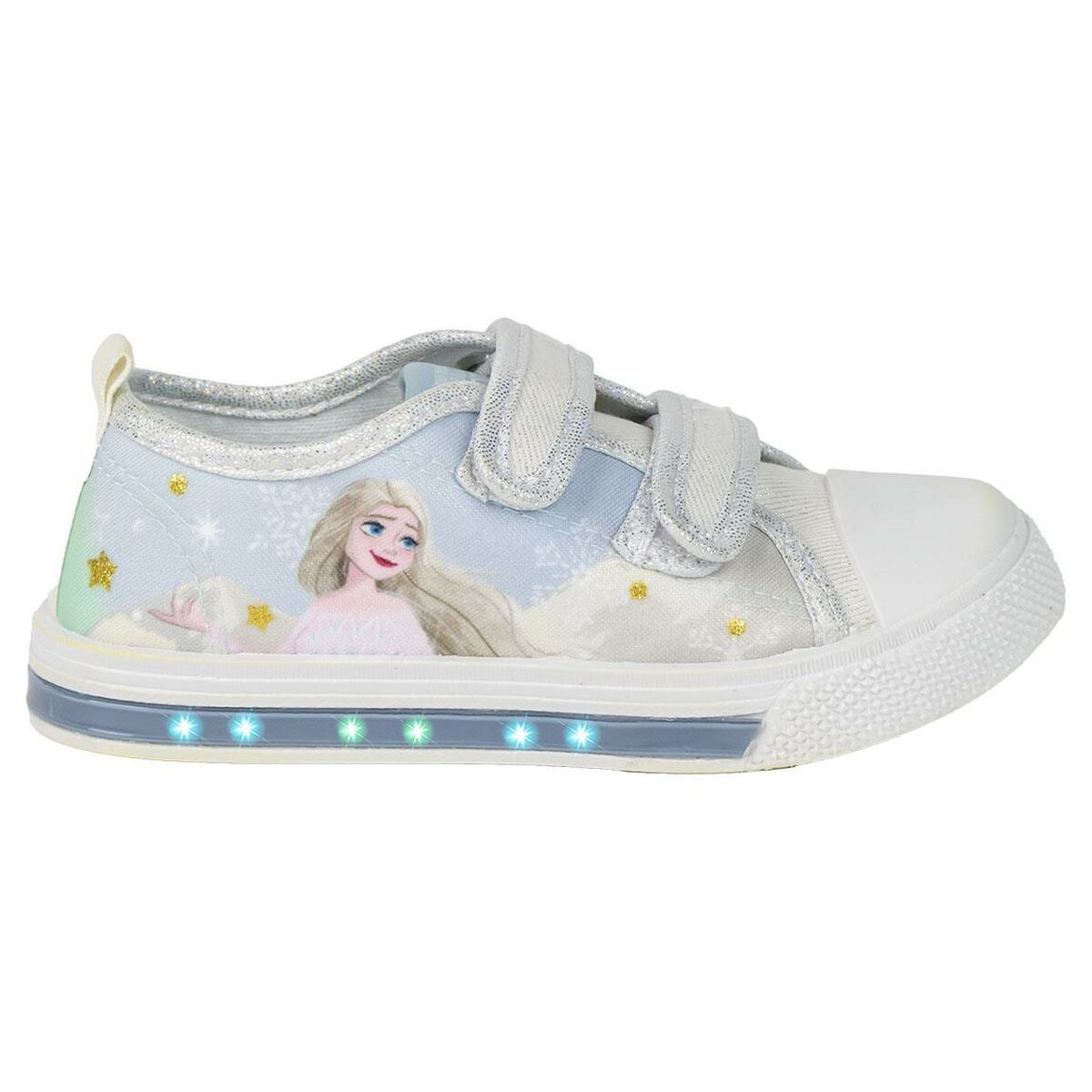 Sapatilhas Desportivas com LED Frozen Azul Claro