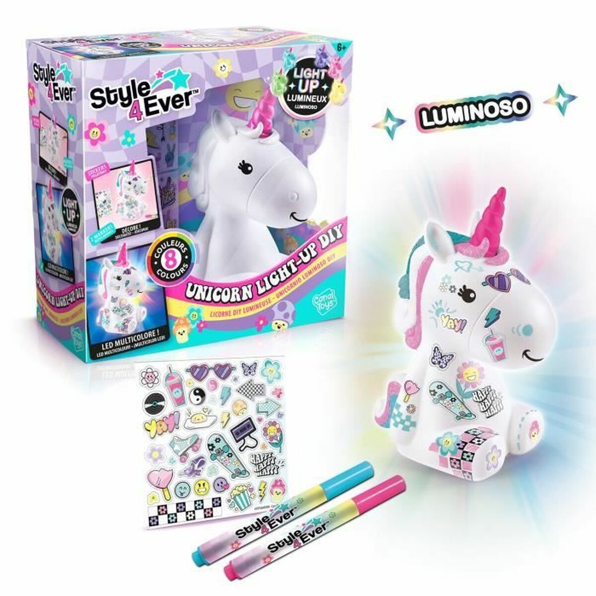 Brinquedo Interativo Canal Toys Unicórnio Branco