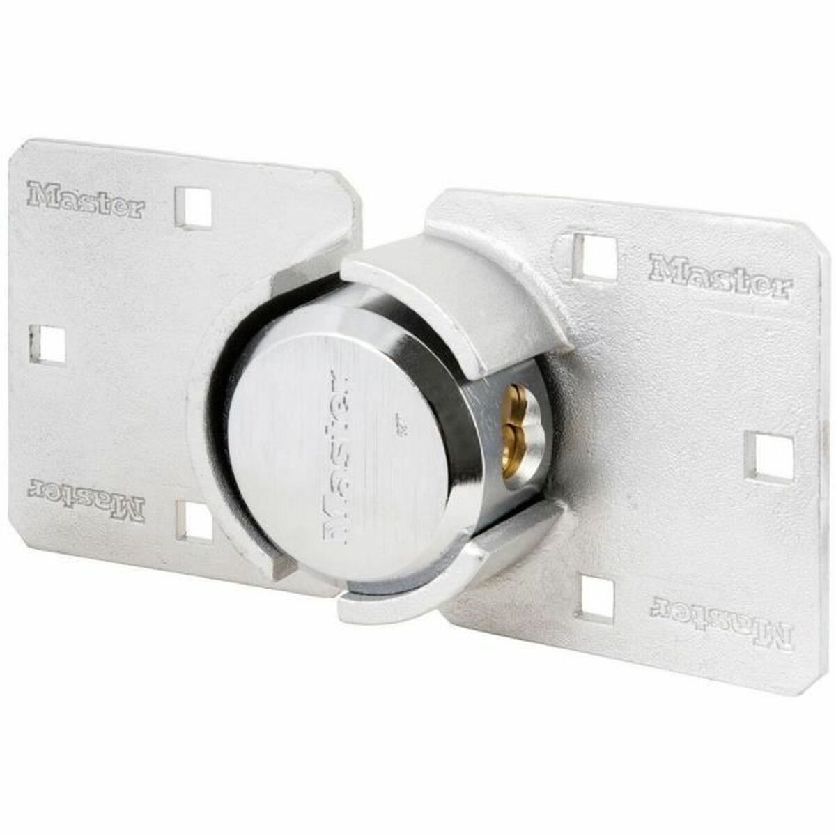 Cadeado com chave Master Lock Zinco Retangular (4 Unidades)