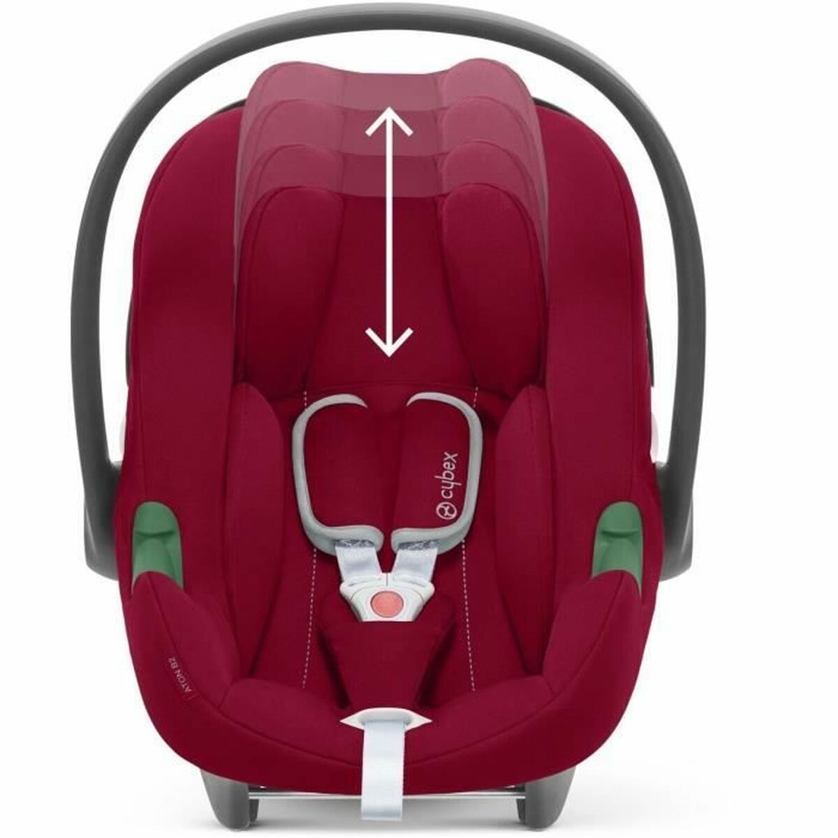 Cadeira para Automóvel Cybex Aton B2 i-Size Vermelho ECE R129/04 ISOFIX