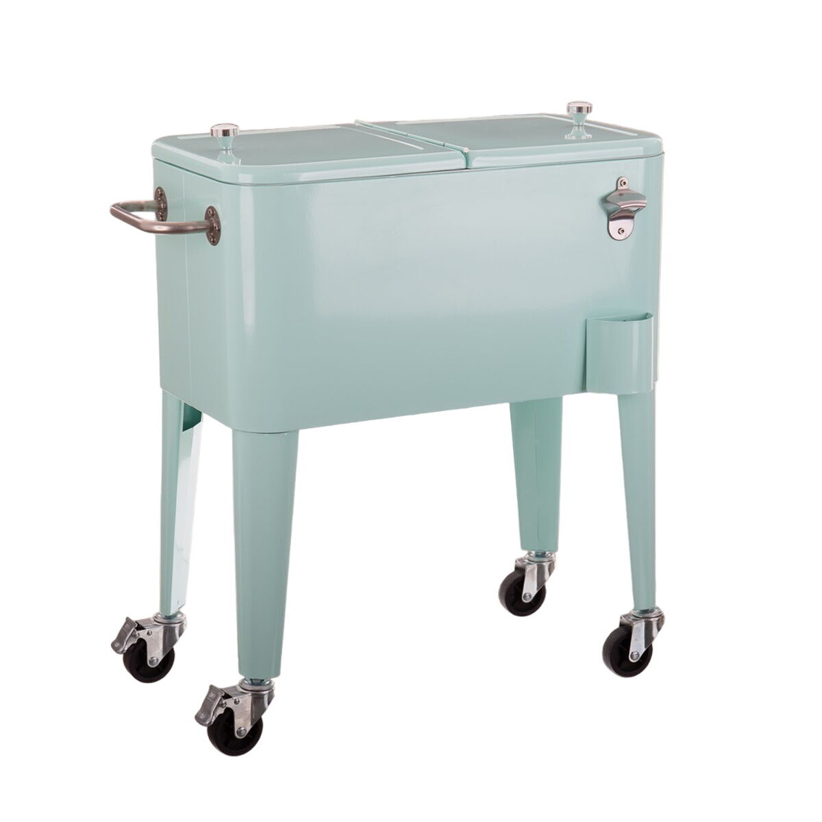 Frigorífico Portátil Fresh Verde Metal Aço Polipropileno 74 x 43 x 80 cm