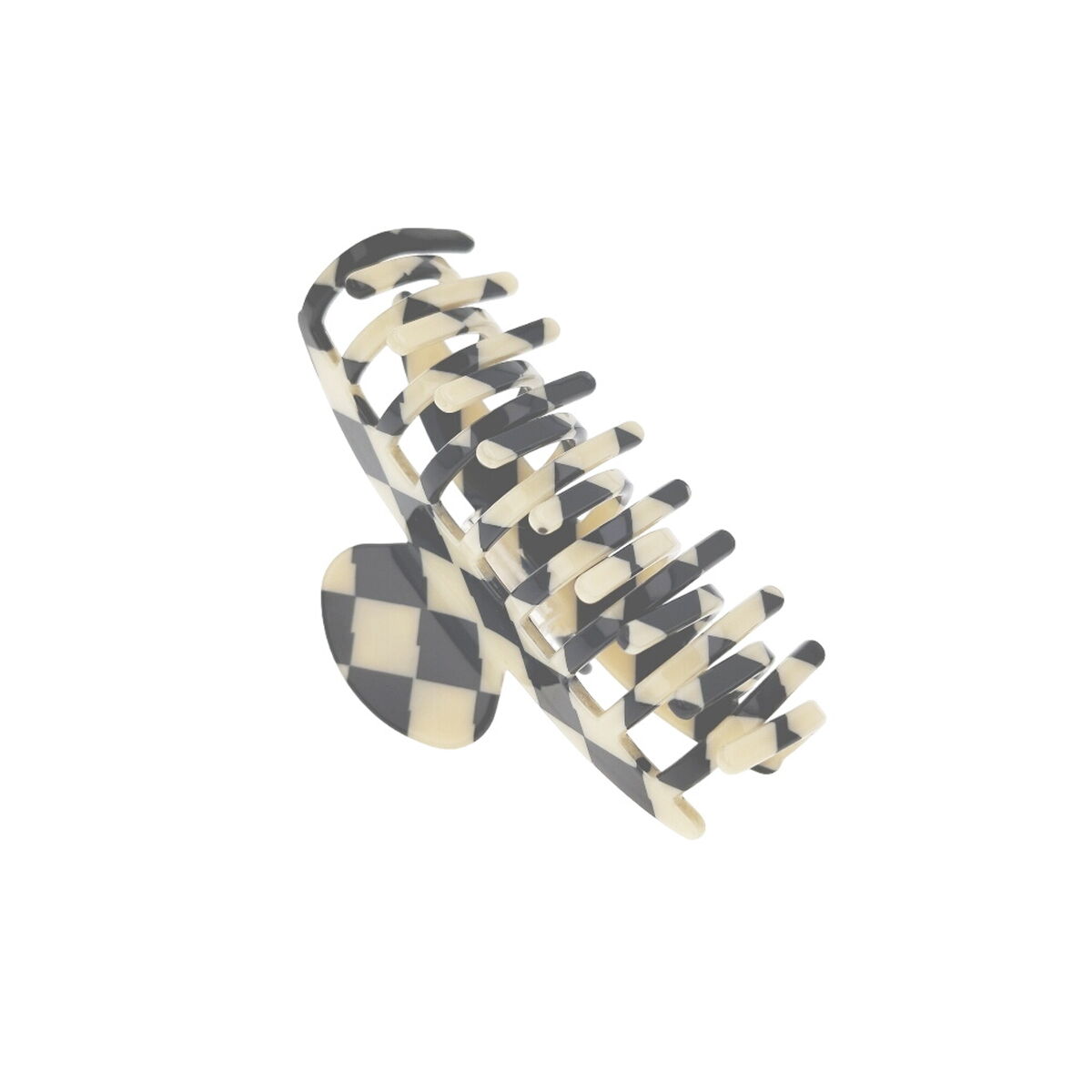 Pinça Araban Branco Preto Aos quadrados