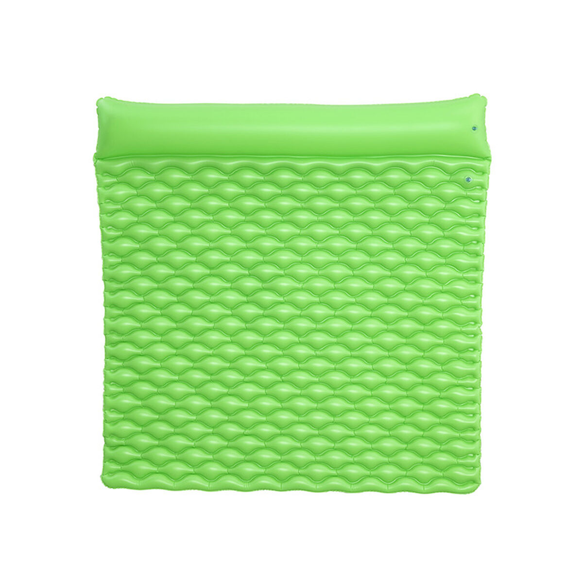 Bestway Colchoneta Inflável Gigante Enrolável Verde 213x170 cm Praia e Piscina 44106