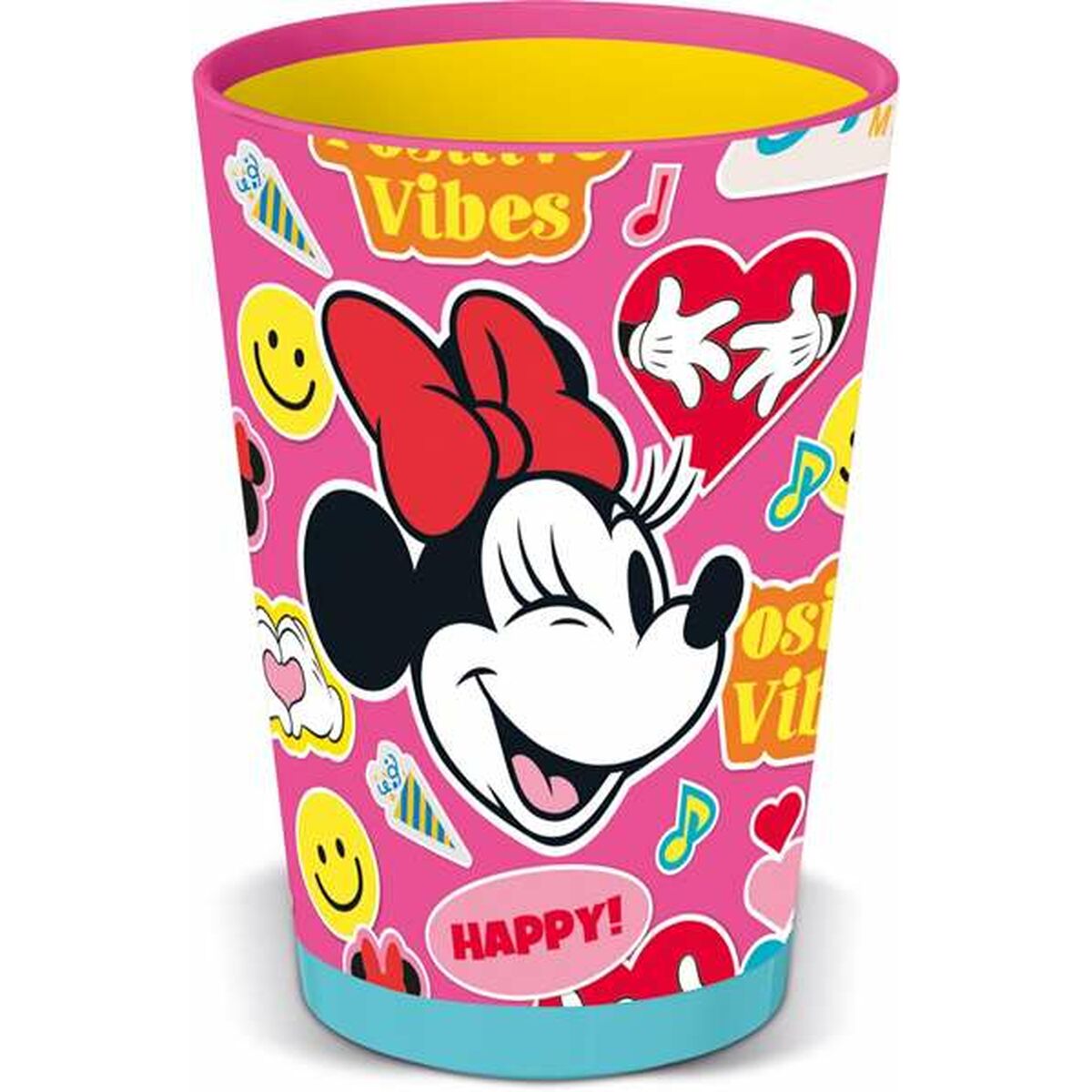 Copo Minnie Mouse Flower Power 470 ml Plástico