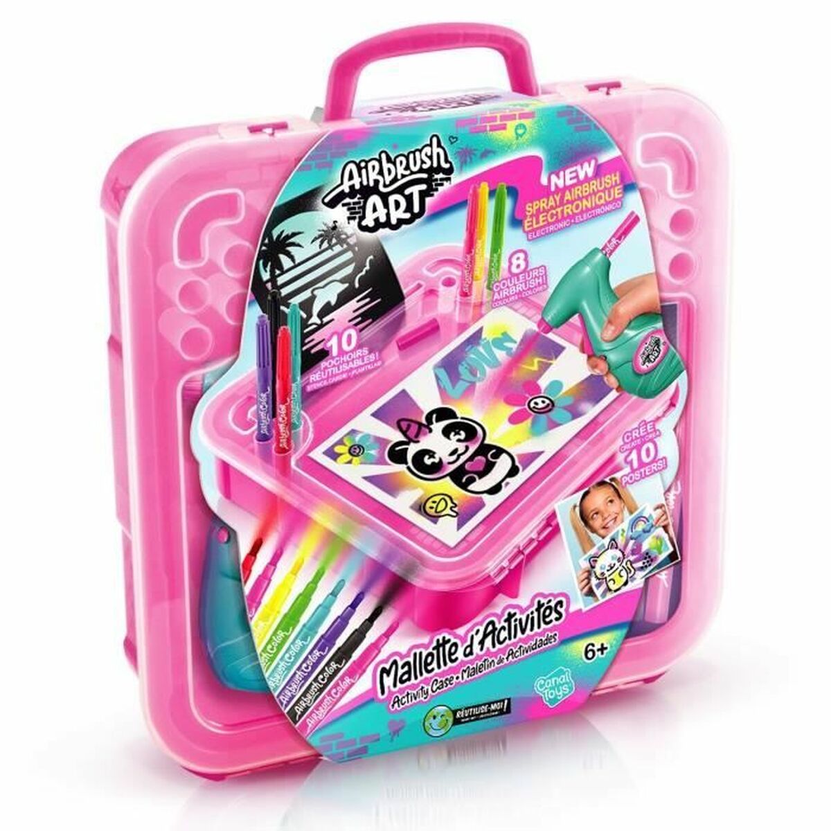Jogo de Trabalhos Manuais Canal Toys Airbrush Art