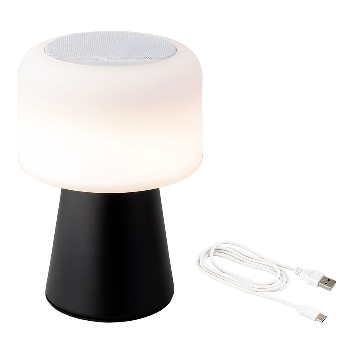 Lâmpada LED de Mesa Lumineo 894415 Preto Recarregável