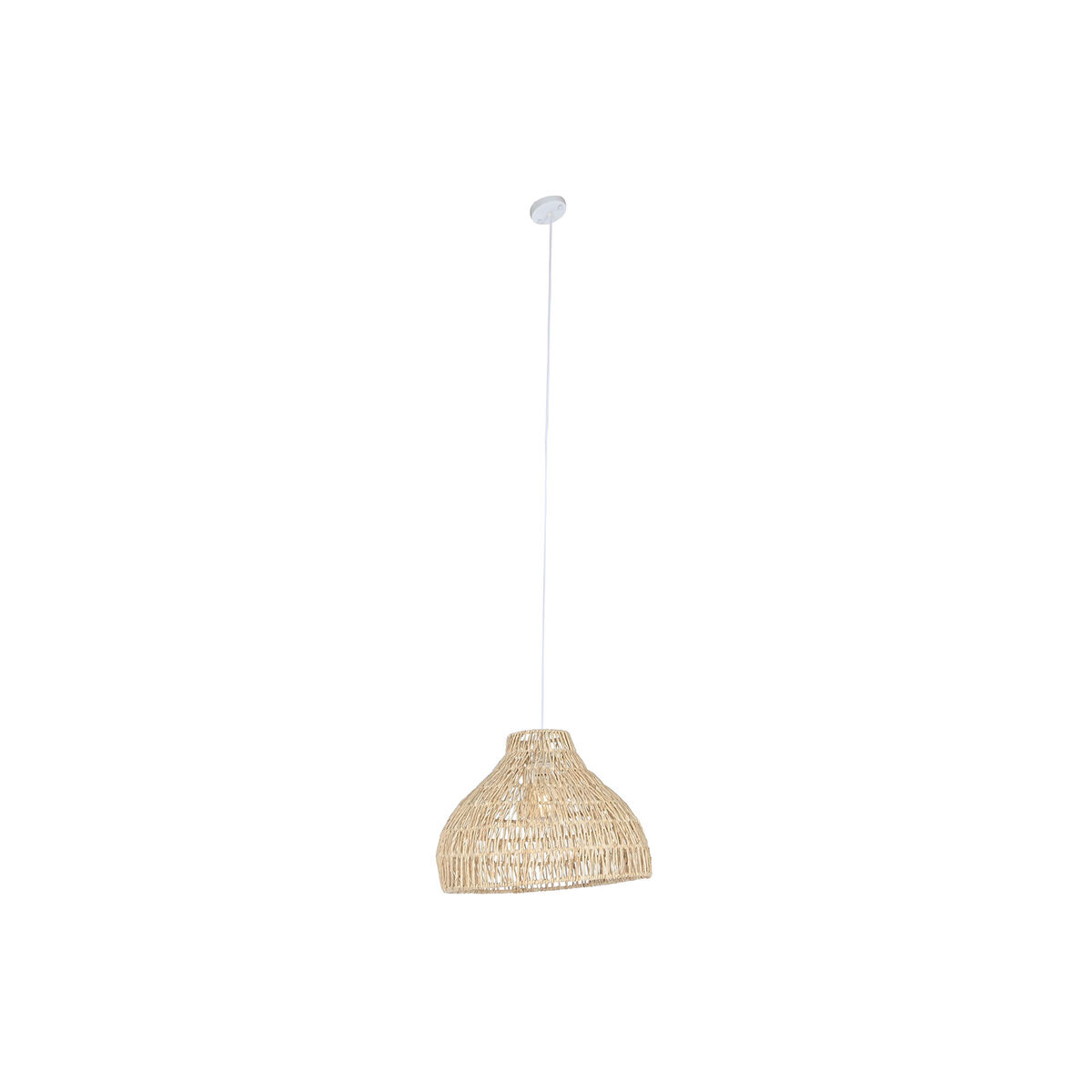 Candeeiro de teto Home ESPRIT Marrom claro Metal Corda 53 x 42 x 32 cm