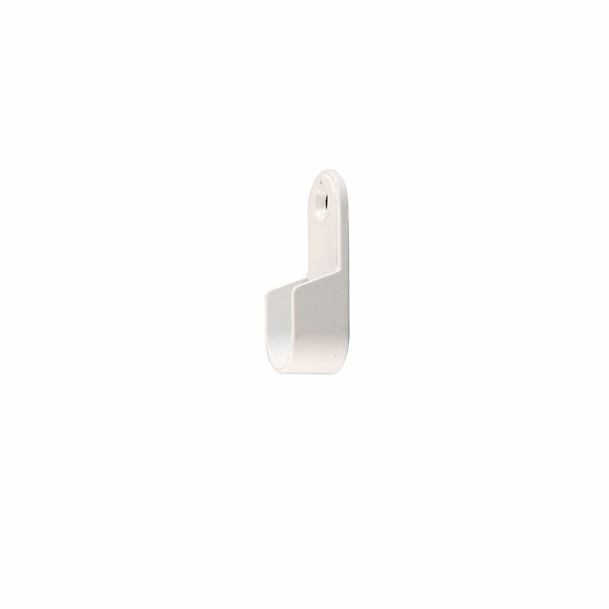 Suporte para varão de armário Stor Planet Cintacor Branco Ovalada 15 x 25 mm (2 Unidades)