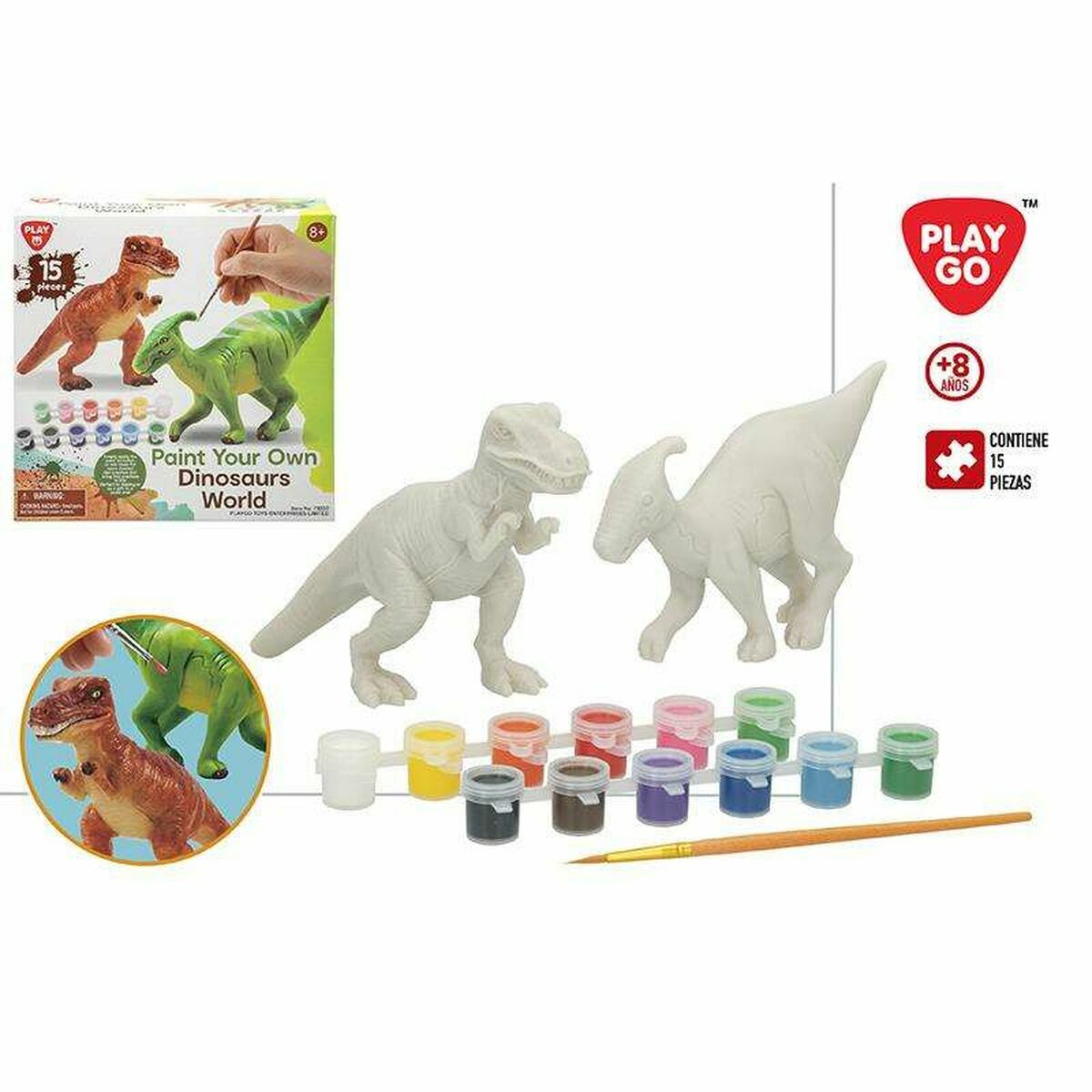 Conjunto de pintura PlayGo 14,5 x 9,5 x 5 cm