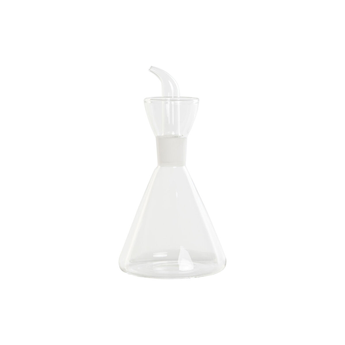 Galheteiro DKD Home Decor Transparente Vidro de Borosilicato 500 ml 11,5 x 11,5 x 22 cm