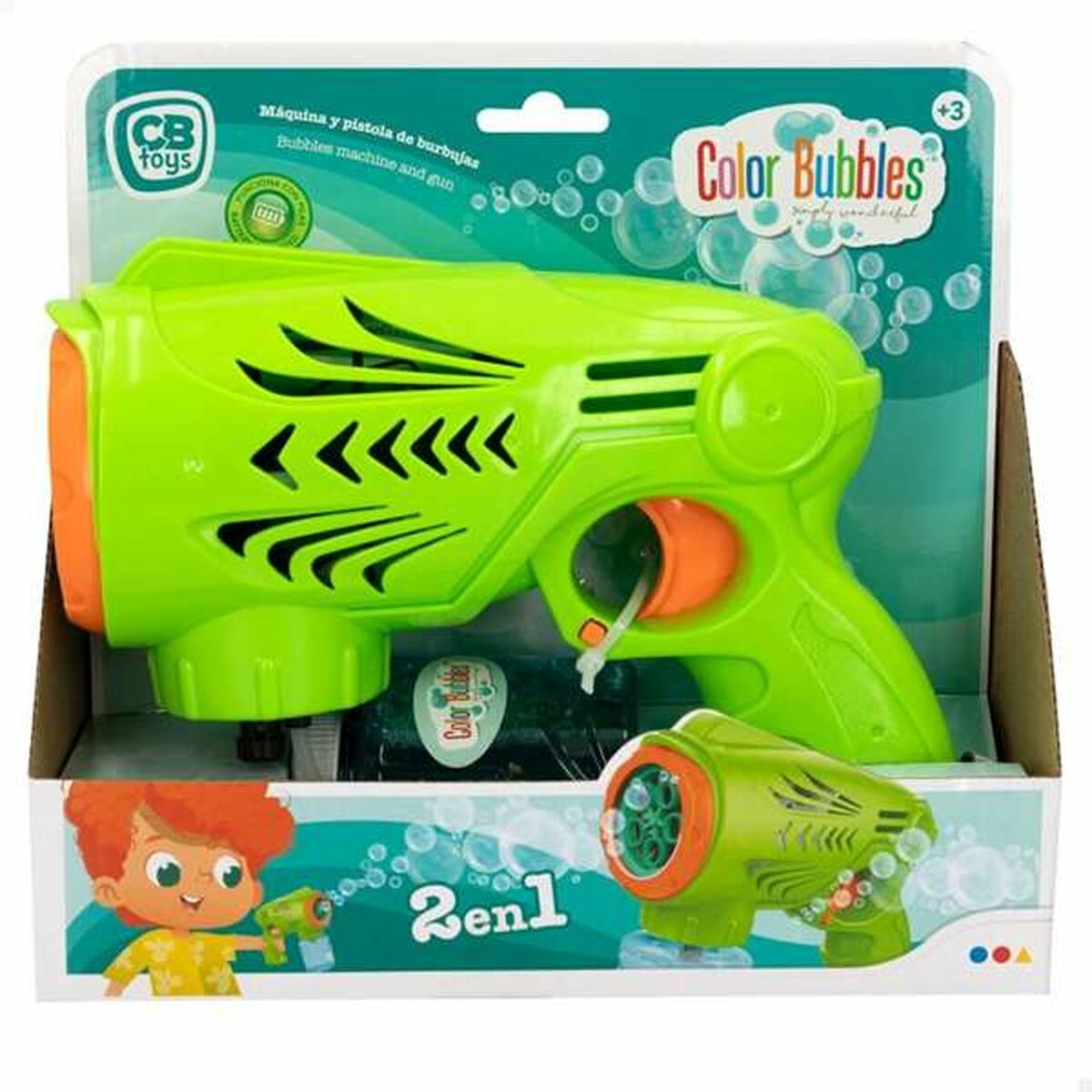 Pistola de Bombas de Sabão Colorbaby 150 ml 20 x 16,5 x 8 cm Elétrica