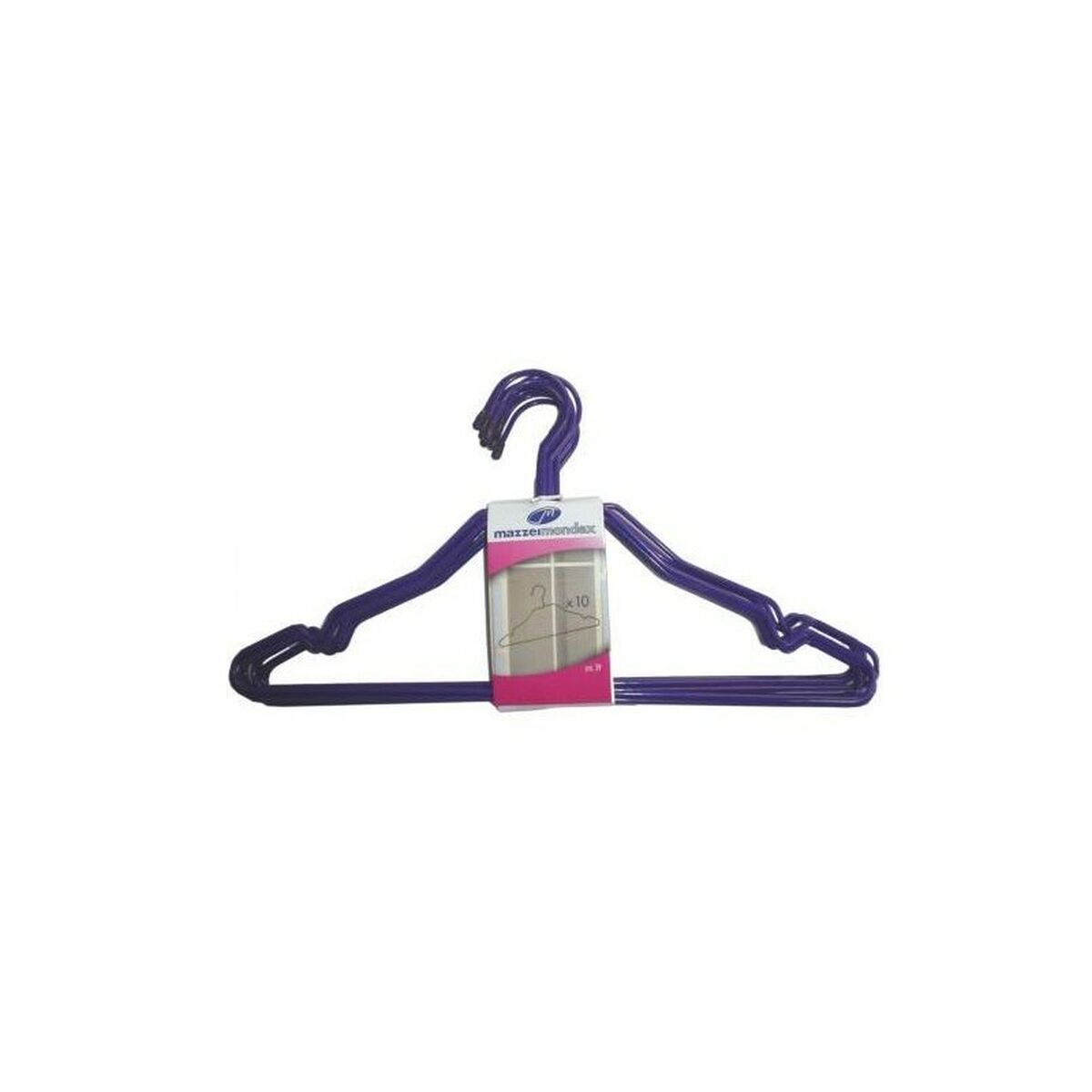 Conjunto de Cabides Mondex 39 cm Aço (10 Unidades)