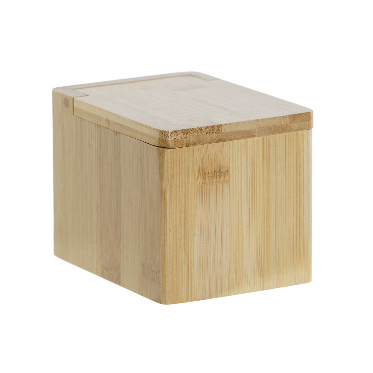 Saleiro com Tampa DKD Home Decor Natural Bambu 10 x 13 x 10 cm