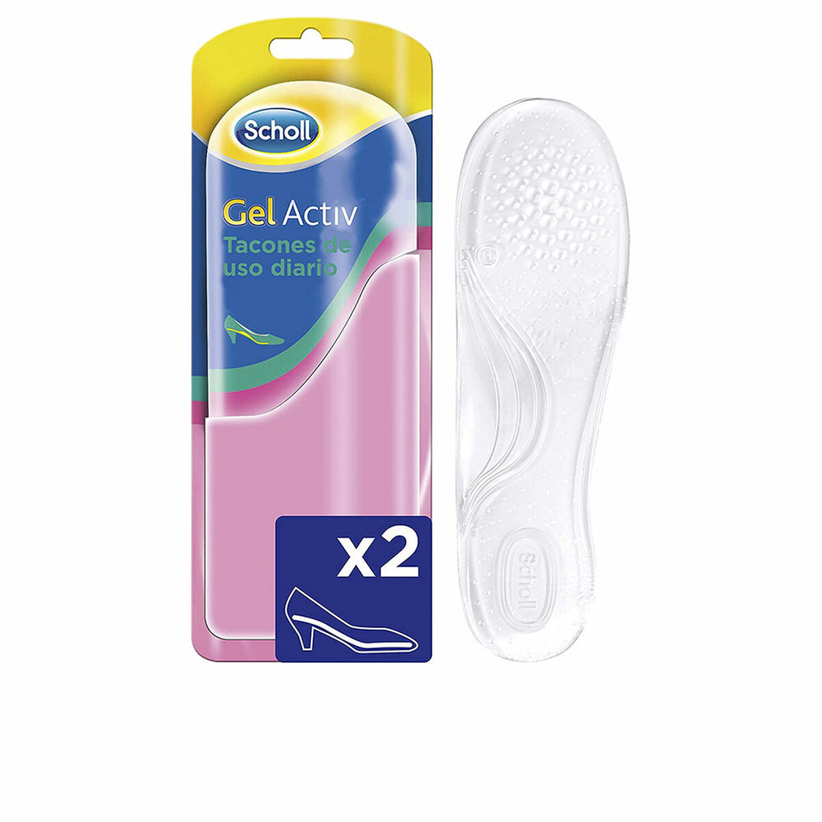 Palmilhas Scholl Gel Activ 35-40,5 2 Unidades