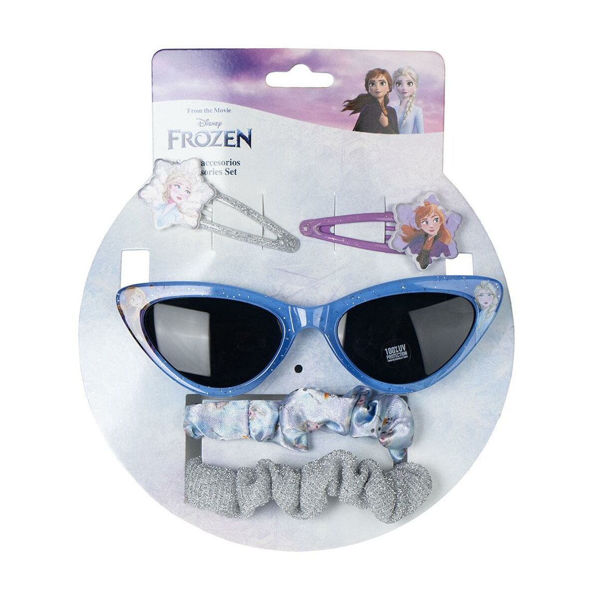 Óculos de sol com acessórios Frozen 15 x 17 x 2 cm