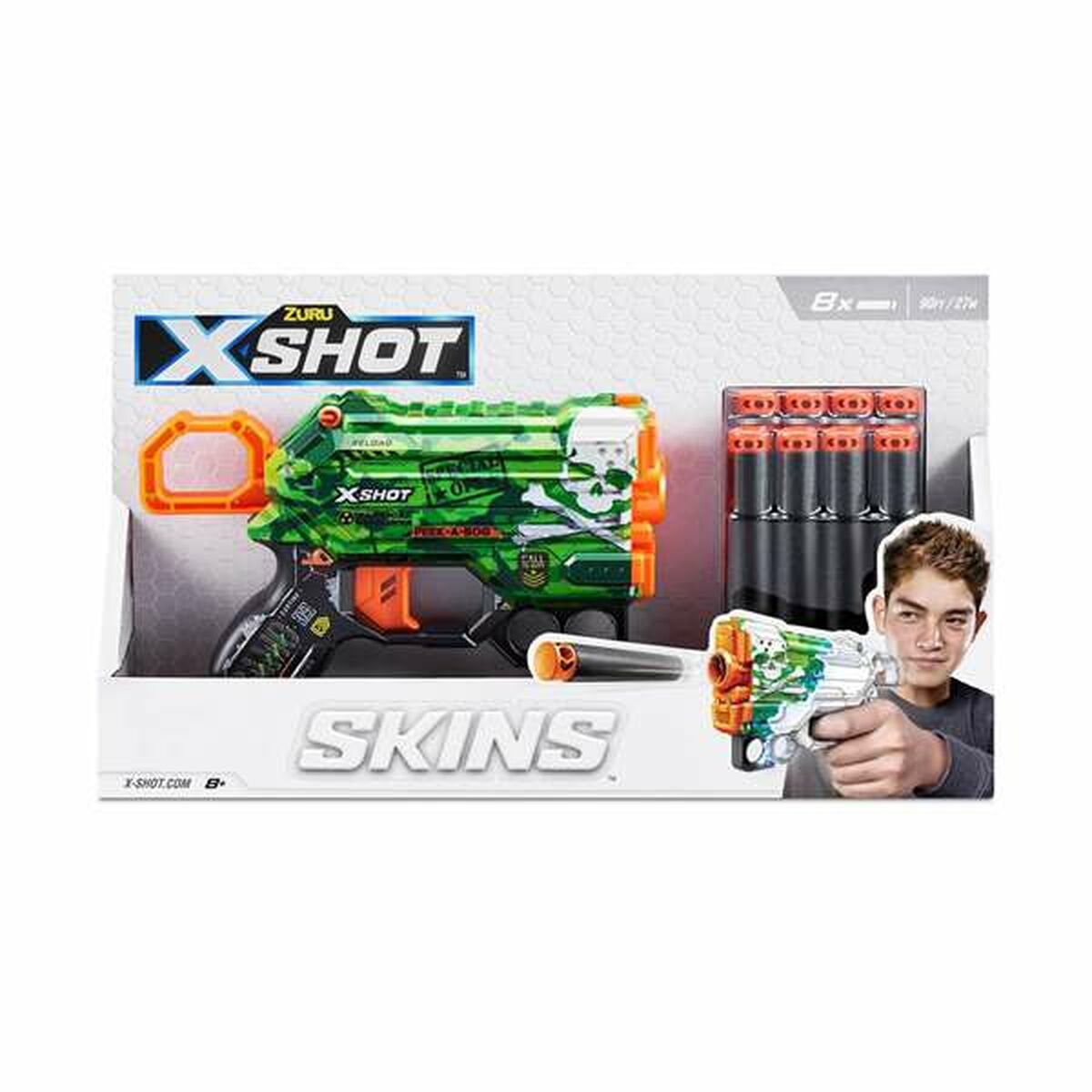 Pistola de Dardos X-Shot Skins Menace
