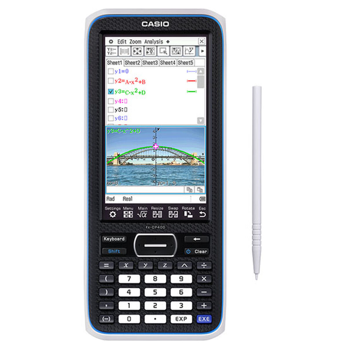 Calculadora gráfica Casio FX-CP400 Preto