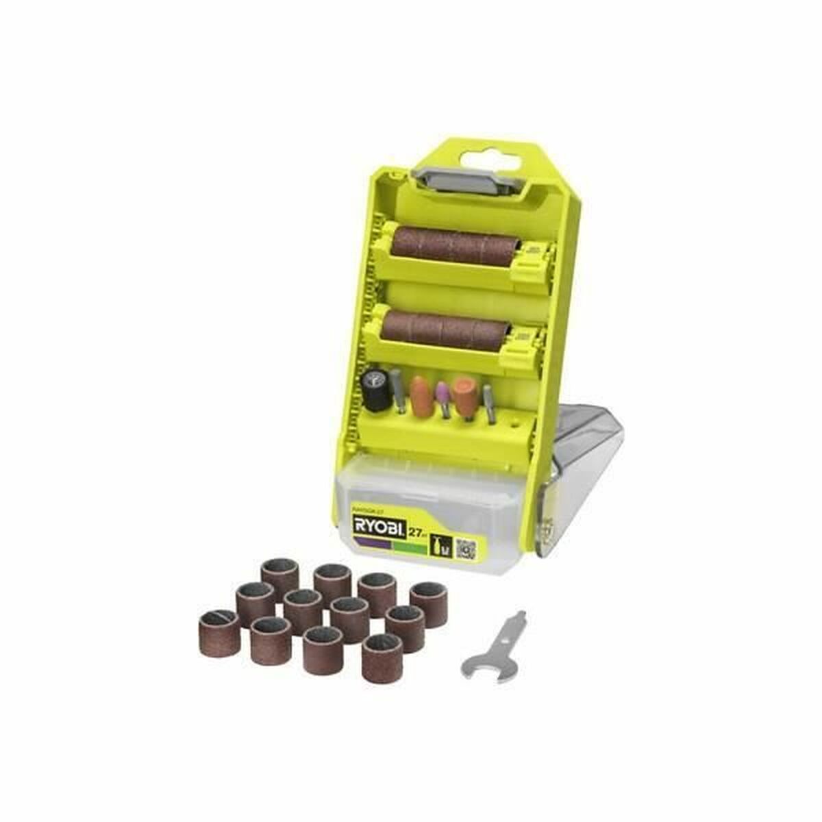 Conjunto de polimento para bricolagem Ryobi RARSGK 27 Peças