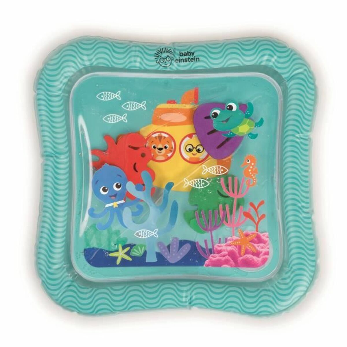 Tapete de Jogos Insuflável com Água para Bebé Baby Einstein Ocean Explorers 40 x 40 x 6 cm Plástico