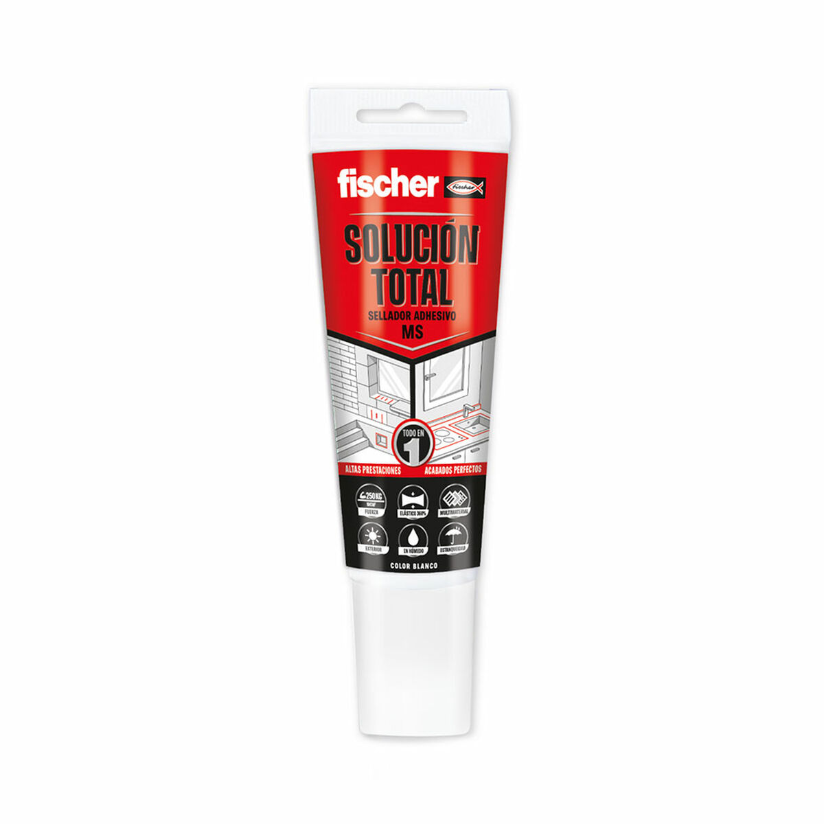 Selador/Adesivo Fischer MS Total Branco 80 ml