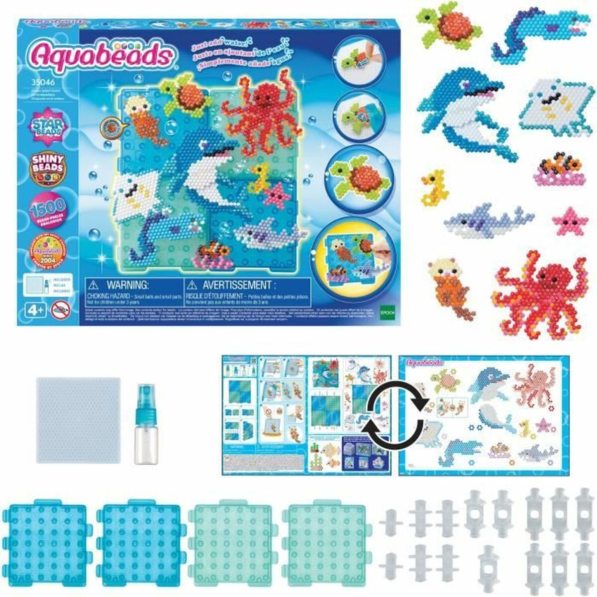 Mosaico Aquabeads Multicolor (1 Peça)