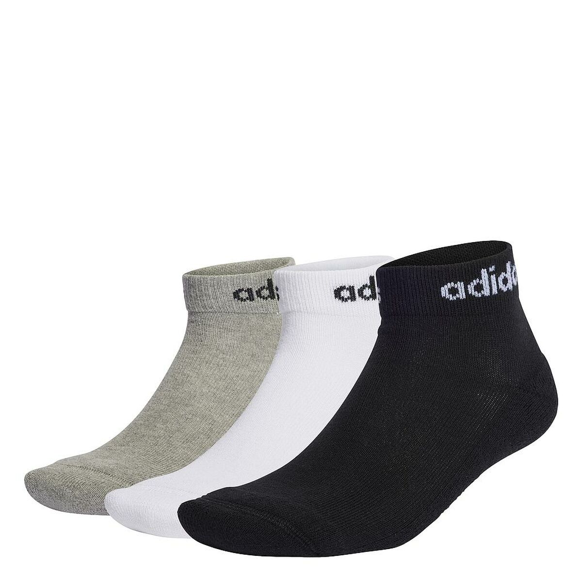 Meias de Desporto Adidas 3P IC1304 Cinzento