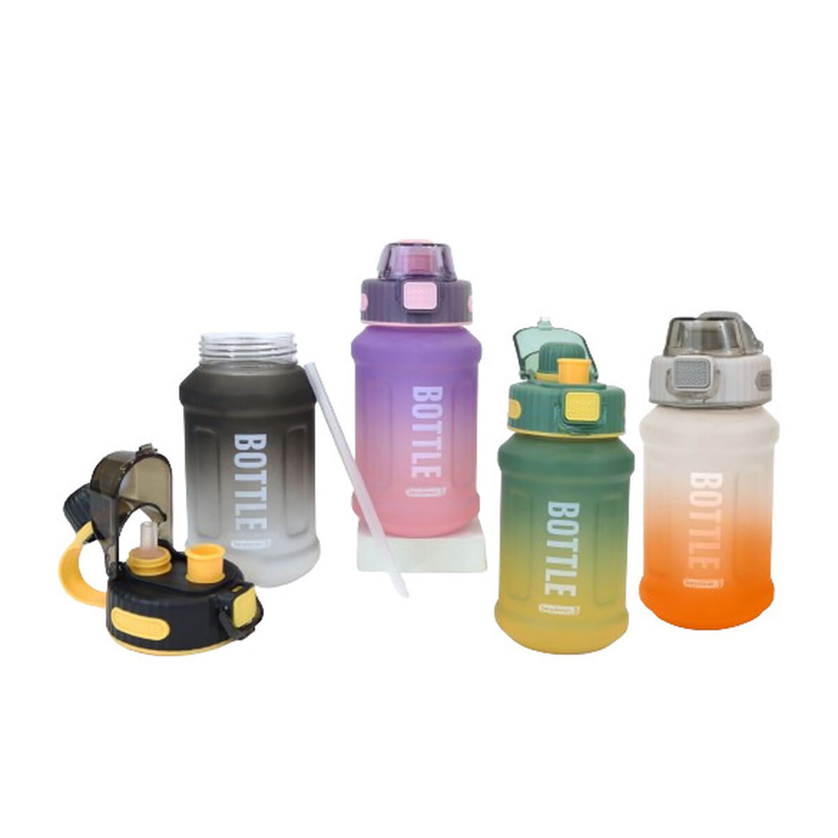 Garrafa de água Bewinner Multicolor 800 ml 0,8 L 10 x 12 x 22 cm