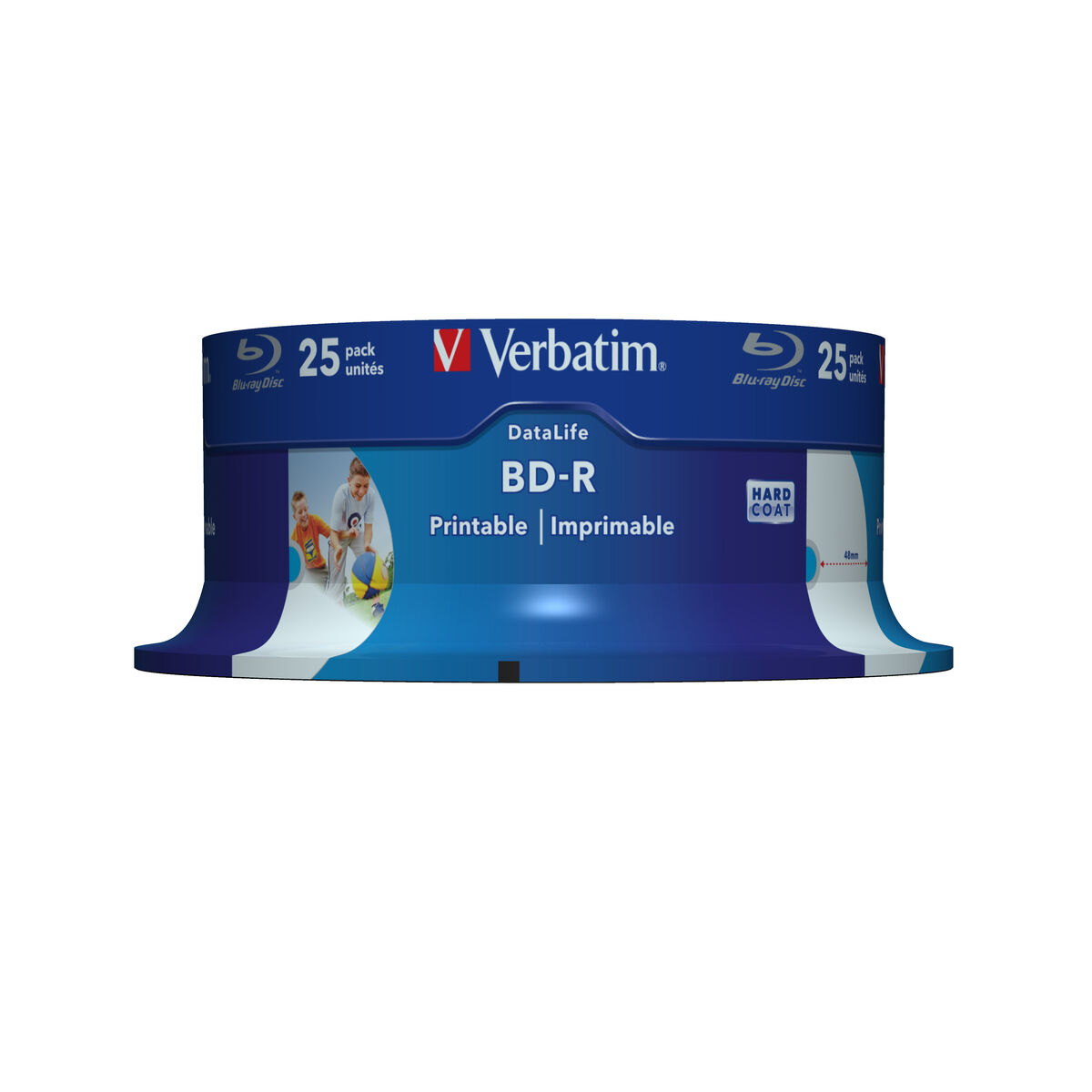 Blu-Ray BD-R Printable Verbatim 43811 25 Unidades