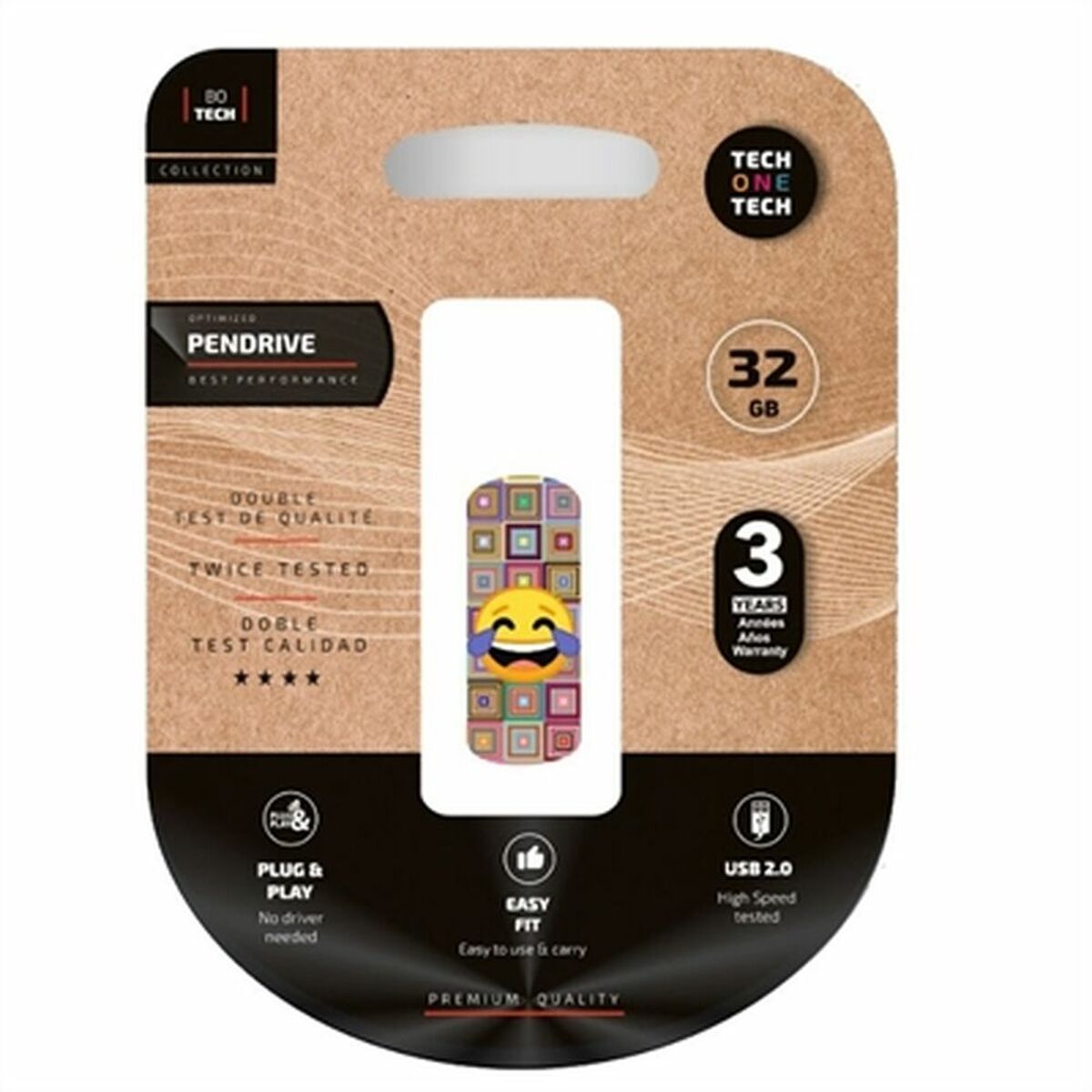 Memória USB Tech One Tech TEC4403-32 32 GB Multicolor