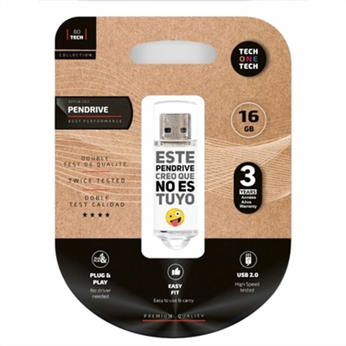 Memória USB Tech One Tech TEC4007 16