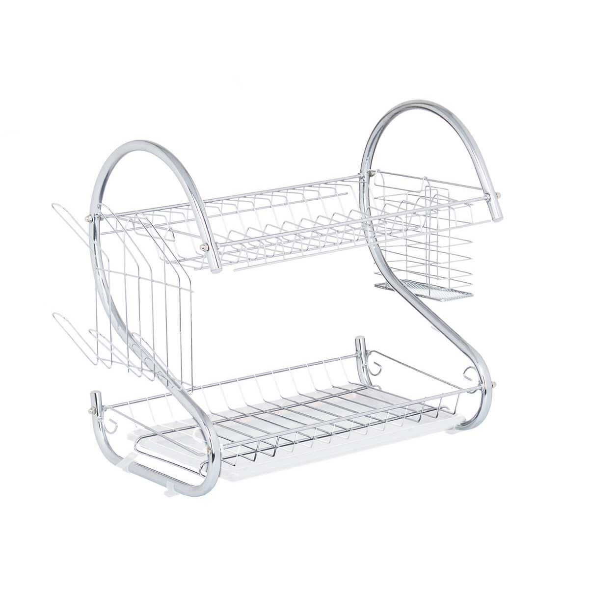 Escorredor de Louça Kinvara Branco 45,5 x 24,5 x 37,5 cm 40 x 11,5 x 26,5 cm