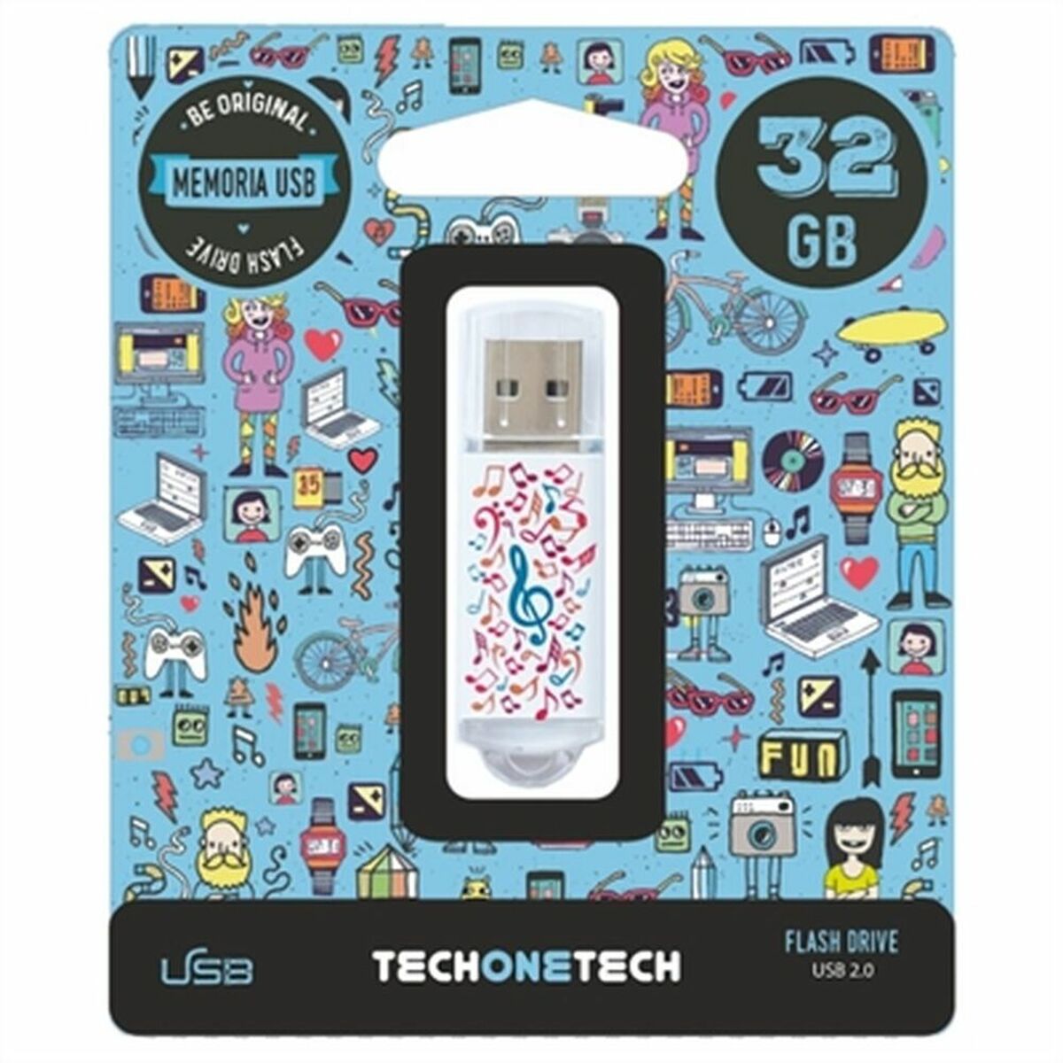 Memória USB Tech One Tech TEC4003-32 32