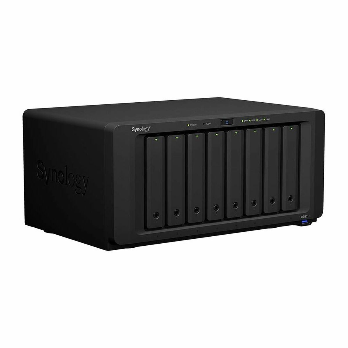Armazenamanto em Rede NAS Synology DS1821+ Preto AMD Ryzen V1500B