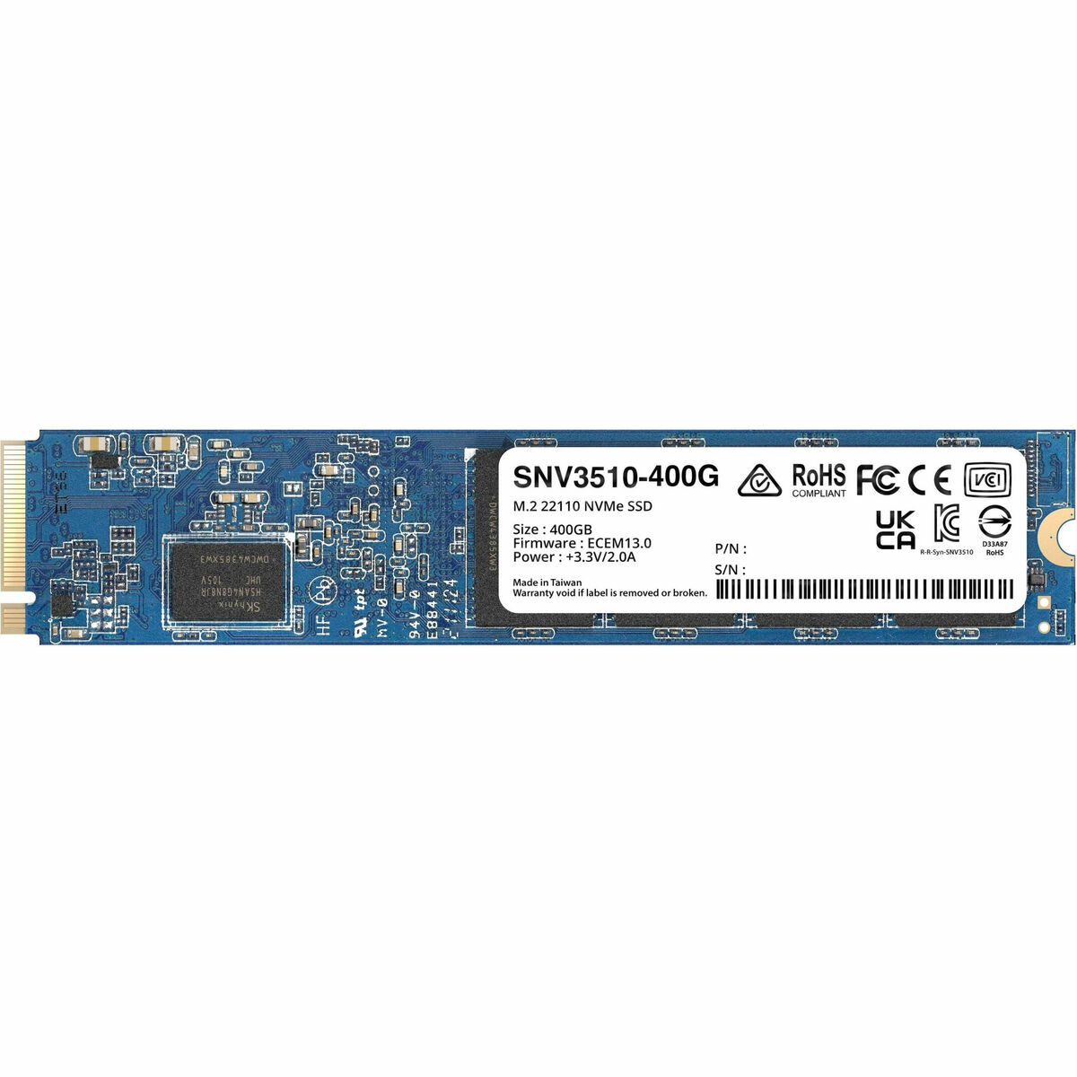 Disco Duro Synology SNV3510-400G 400 GB SSD