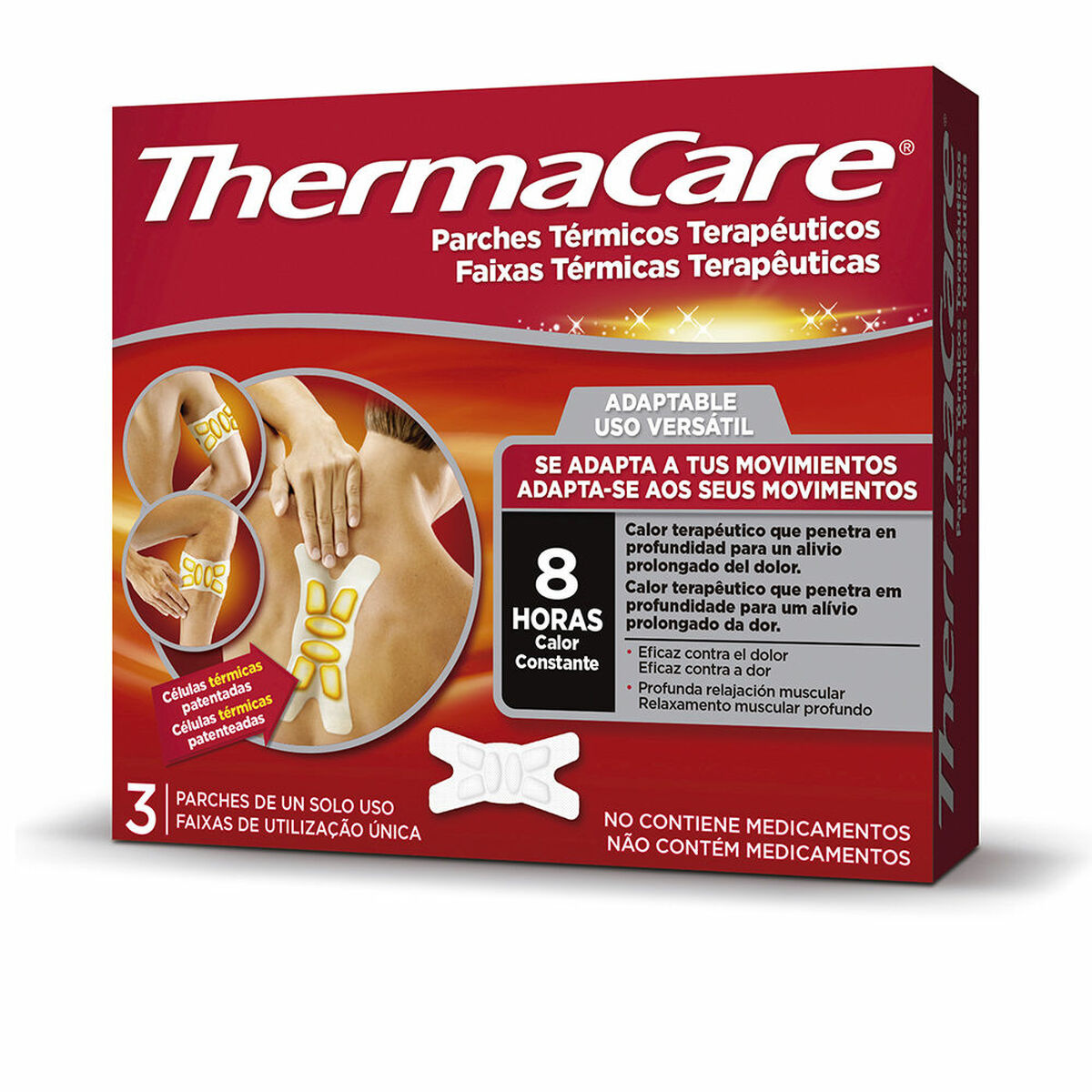 Emplastros Térmicos Corporais Thermacare Thermacare (3 Unidades)