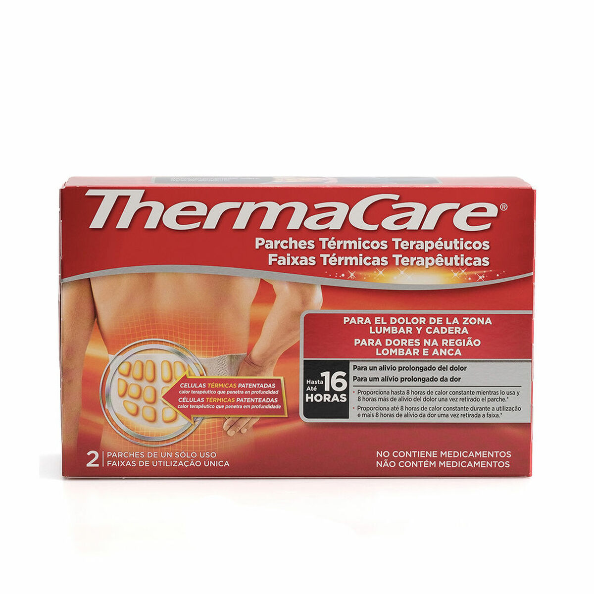 Aplicações termoadesivas Thermacare Thermacare (2 Unidades)
