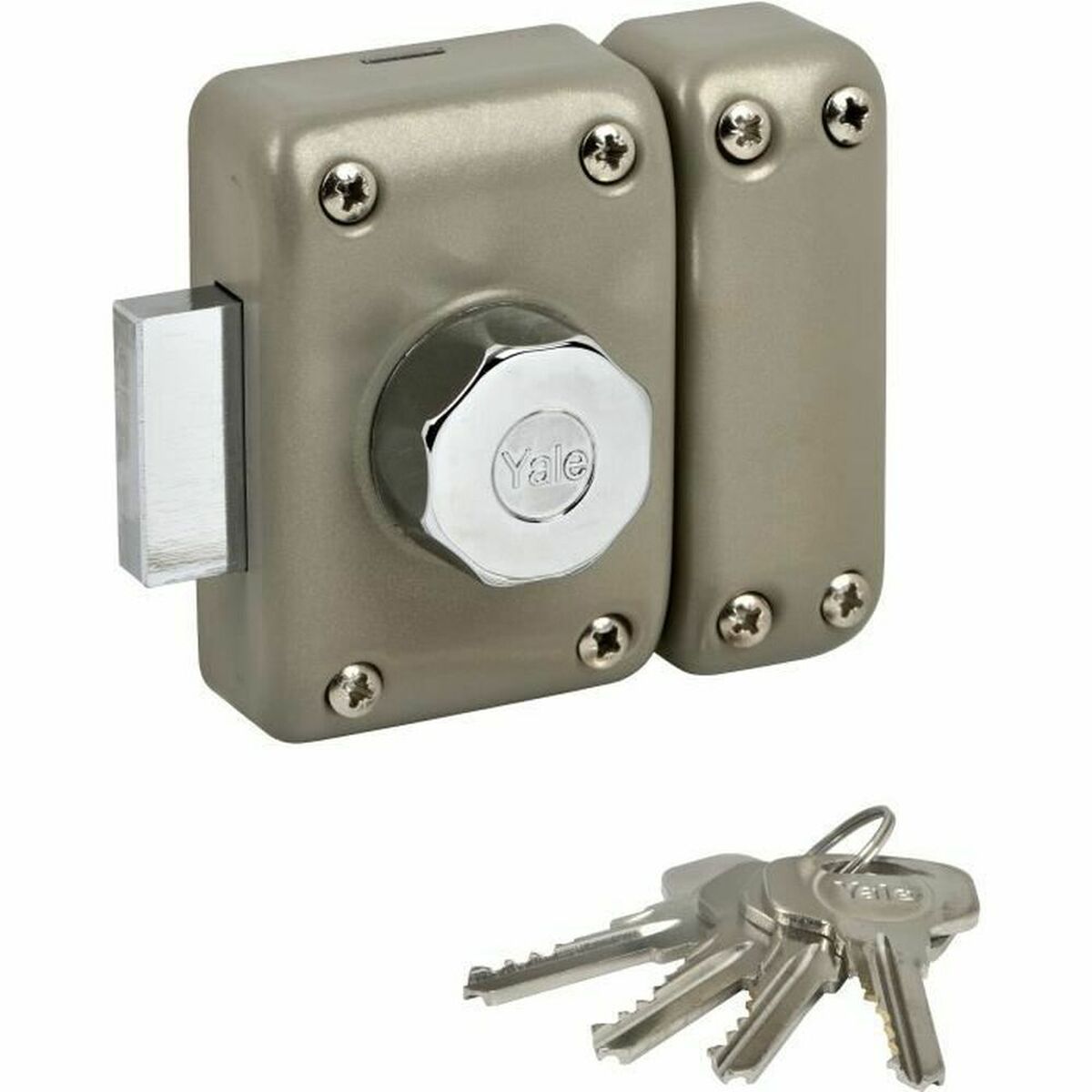 Fechadura de sobreposição Yale YV25BT-40 Aço Portas Ø 23 mm